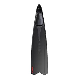 SEAC Shout, Long Fins for Scuba Diving, Spearfishing and Freediving, Black, 4.5/5.5