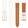 [SQHYWJ] Genuine Leather Watch Band 18mm 20mm Sweatproof Quick Release