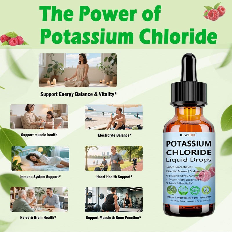 Potassium Chloride Liquid Drops, Highly Absorbable Potassium Salt Substitute, Liquid