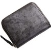 doobLondon Men's Bifold Genuine Italian Leather Bridle Leather Compact Wallet,
