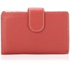 Mundi Rio Leather Frame Index Wallet,Red,one size