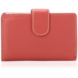 Mundi Rio Leather Frame Index Wallet,Red,one size