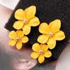 Flower Necklaces Earrings for Women White Spring Earrings Flower Jewelry
