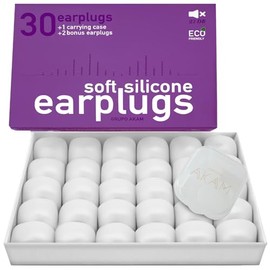 AKAM | 32 Tapones de Silicona Premium para Dormir, Nadar y Cancelación de Ruido
