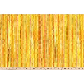 P & B Textiles 108" Extra Wide QUILT BACKING 100% Cotton Zipper Stripe Yellow By the Yard