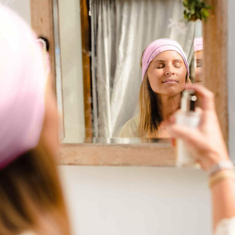 Kooshoo Organic Twist Headband - Pink Mist, 1 Pack