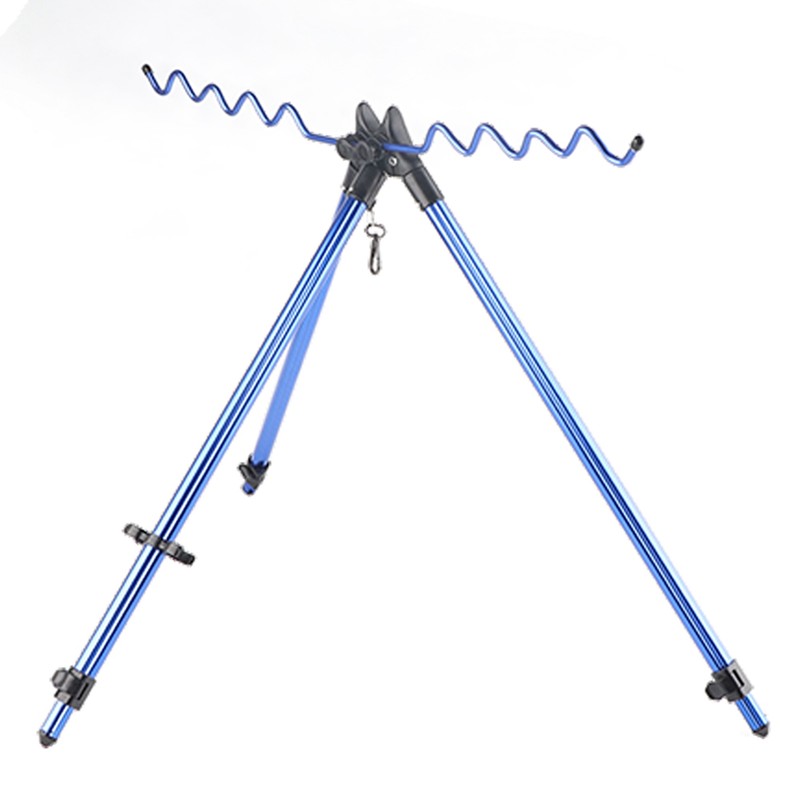 Aluminium Alloy Dazzling Portable Sea Pole Bracket Tripod Telescopic Fishing