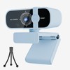C28 1080P Webcam with Privacy Cover and Tripod Stand, PC