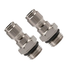 2PCS 14mm Male Thread to 1/4 inch Quick Release Adapter, Pressure Washer Quick Release Fittings, Pressure Washer Connector