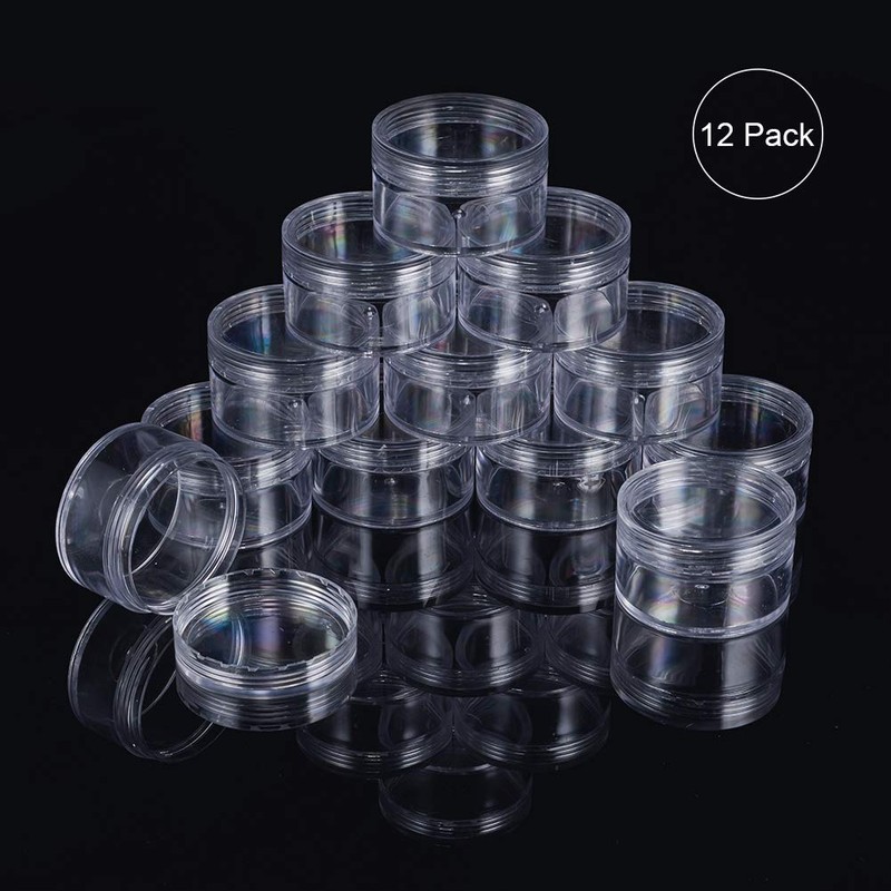 BENECREAT 12-Piece Set 1.7 fl oz (50 ml) Small Round