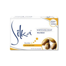 [Philmart] Silka Shea Butter Whitening Soap 실카 시어 버터 화이트닝 비누, 135g, 1개입 [Philmart] Silka Shea Butter Whitening Soap, 135g, 1 piece, 135g × 1개입