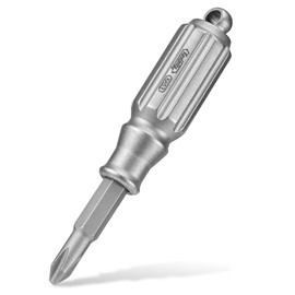 KeyUnity KA53 Titanium Magnetic Screwdriver, Phillips Screwdriver, Small Screwdriver with Key Ring (Short Handle), EDC Repair Tool for Everyday Repairs
