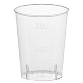 40 piece Shot glasses, PS, 4 cl, Ø 4,2 cm, 5,2 cm, crystal clear, Papstar 12159