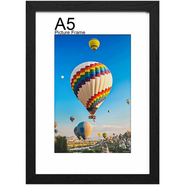 LVAOUO Picture Frames A5, Wooden A5 Photo Frame 14.8x21 cm,