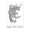 kobench Cool Temporary Tattoos,Flying Dragon - K87 Design,Waterproof,Easy-to-Apply,Long Lasting 1-2