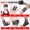 27 Pack Black Pre Wrap Tape, 2.76 Inch x 11