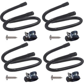 Pmsanzay Cabinet Door Pan Lid Organizer, Set of 4, Wall Mount Pot Lid Rack - No Scratch