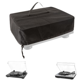 Turntable Dust Cover,Record Player Cover,Custom Home Mat Dustproof Protector Plexiglass Covers,Fits Most Models of Technics SL-Q300/SL-B250 /SL-B260 /SL-BD20 /SL-BD27 /SL-BD35 /SLD-20 /SL-PC11(Black)