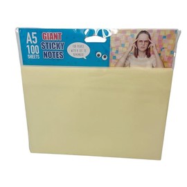 Diabolical Gifts DP1316 Giant A5 Sticky Notes - Office Stationery Supplies, Funny Gifts for Students, Revision Supplies, Large Sticky Pads, Office Desk Accessories, Office Supplies