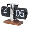 Flip Desk Clock, 12 Hours Single Sided Auto Flip Table