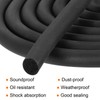 sourcing map Foam Rubber Weather Seal Strip, 8mm(0.31") Diameter x
