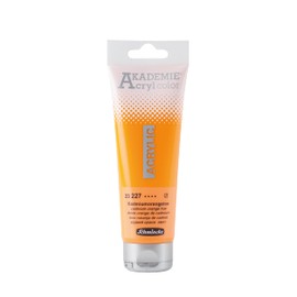 Schmincke - Akademie Acrylic Colour, Cadmium Orange Clay in 120 ml Tube, 23227012, Fine Artist Acrylic Paint, Brilliant, Highly Lightfast and Cadmium-Free, for Acrylic Painting, Mixed Media