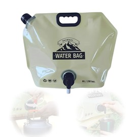 JYNVO Wasserkanister Faltbar, Faltbarer Wasserkanister, 8L Wassersack Camping, Wiederverwendbare Wasserbeutel Wassersack, Wasser Behälter Container für Outdoor Camping