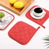 meioro 4-Pack Pot Holders for Kitchen High Heat Resistant Potholder,