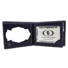 Piel Cabrera National Police Honors Blue Minimalist License Plate Wallet,