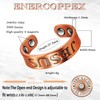 EnerCoppeX 99.99% Pure Copper Ring, Christian Good Meaning Ring, Cross