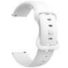 NewJourney 19mm Adjustable White Silicone Smart Watch Band, Compatible with