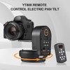 Motorized Pan Tilt Head 2-axis Panoramic Head Electric PTZ Ball