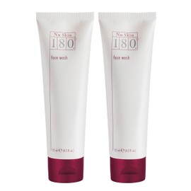 Nu Skin 180°® Face Wash | 4.2 fl. oz. | Vitamin C Cleanser with Antioxidants | Hydrating Face Wash for Smooth and Radiant Skin | 2 Pack