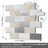BeNice Peel and Stick Kitchen Backsplash Subway Self Adhesive Sticky