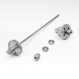 HOSIM RC Car Upgraded Metal Gear M25-Set,2PCS Metal Differentials+1PCS Metal Main Drive Shaft for 1/10 9125 RC Car