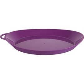 Lifeventure Ellipse Plastic Plate For Camping, Travel & Outdoor - Purple