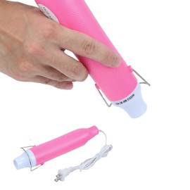 VortecSys Heat Gun, 110V 300W Handed Hot Air Gun, 3.28FT Ultra-Long Cable Portable Heat Gun with Stand and Power Cord for Shrinking Wrapping PVC, DIY Embossing and Drying Paint (Pink)