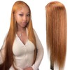 Lakaisa Straight Human Hair Wig Lace Frontal Perücke Damen Echthaar