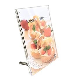 Yuyang G-907 Acrylic Magnetic Frame, 2L, Transparent, Tabletop Photo Frame with Stand
