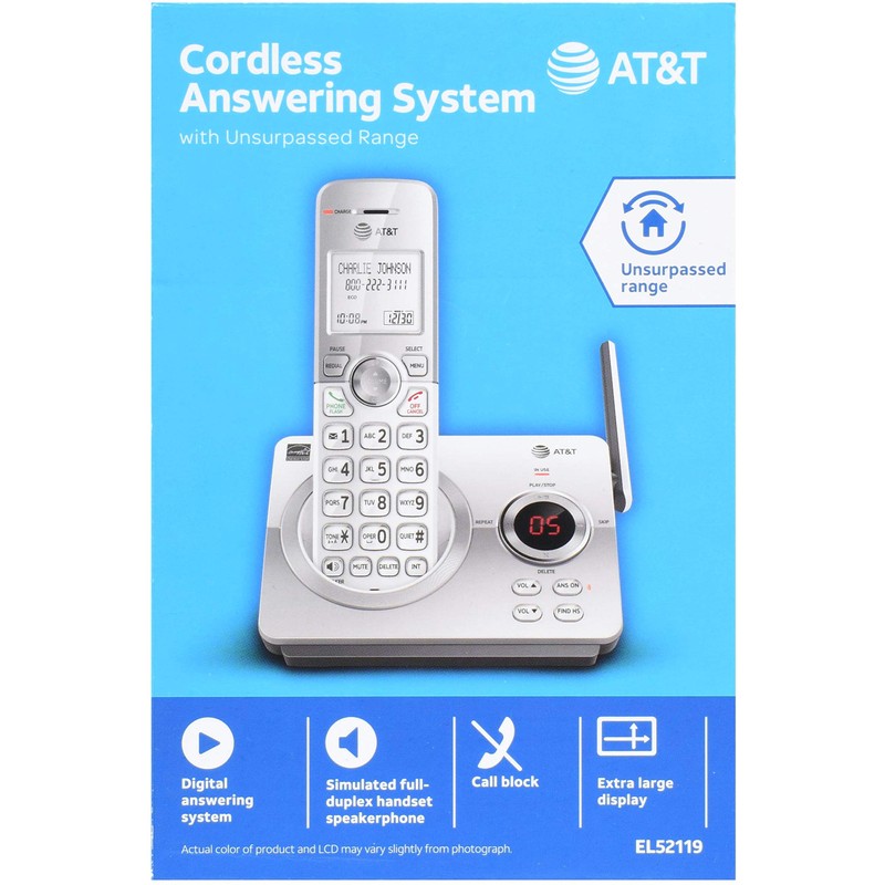 AT&T EL52119 Cordless Answering System