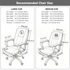 Melaluxe Office Chair Cover - Universal Stretch Desk Chair Cover,