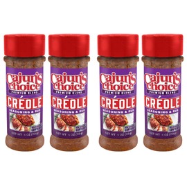 Creole Seasoning 3.8 oz Cajun's Choice Louisiana Foods (Pack of 4)