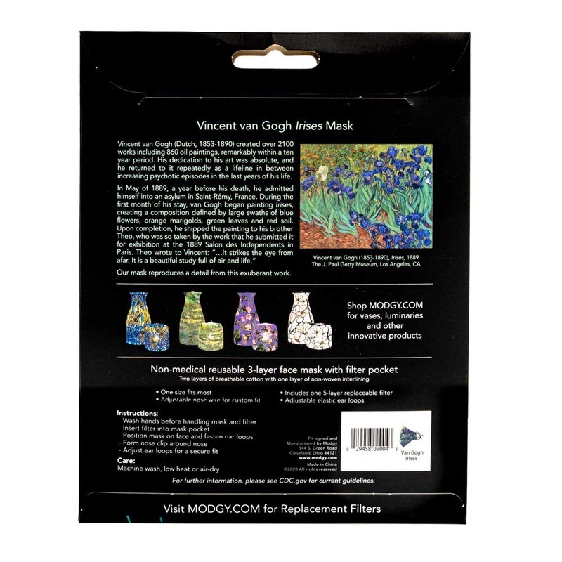 MODGY Van Gogh Irises Fashion Mask