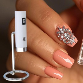 UV LED Nail Lamp | Desktop Handheld Nail Lamp - Manicure Tool with Adjustable Magnetic Rotating Bracket for Beauty Salon, Dormitory, Travel, Business Trip