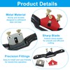 Aracombie 10" Adjustable Spokeshave with Flat Base, Professional-Grade Metal Blade