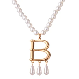 GRACEART Anne Boleyn Faux Pearl Necklace (Style-01 (necklace))