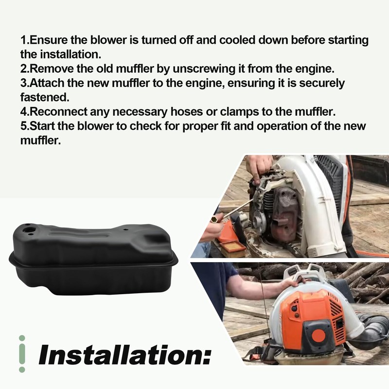 Muffler Assembly Compatible with STIHL BR 800 C-E BR800C BR800X