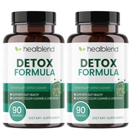 Complete Detox Cleanse Capsules: Liver & Colon Health with Goldenseal Root and Bentonite Clay - Natural Detox Formula for Digestive Regularity - 90 Capsules (2)