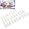 28Pcs Removable Teeth Piece Durable Plastic Removable Design False Teeth