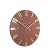 Thomas Kent Auburn 12" Mulberry Wall Clock with Quartz Movement